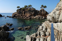 Istmo de Cap Roig en la costa  brava