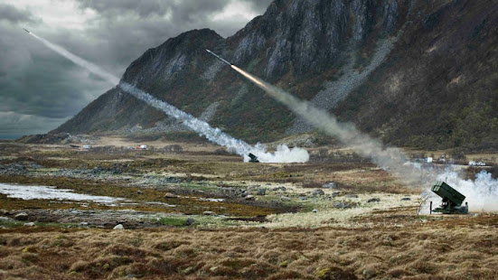 A NASAMS test firing of AIM-120 AMRAAMS