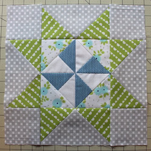 Pinwheel Star Quilt Block