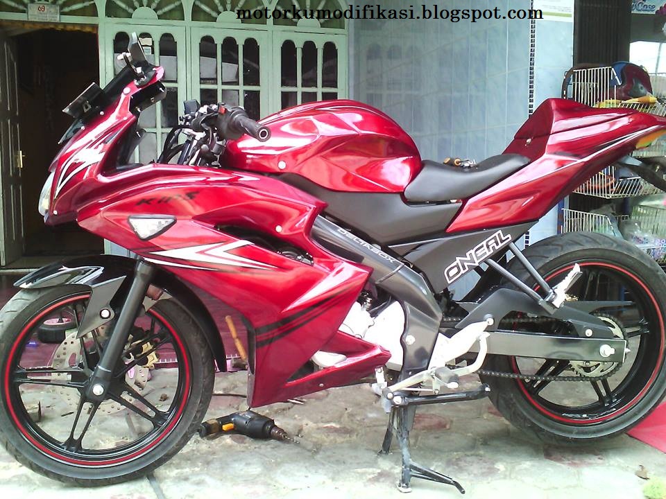 vixion modifikasi ninja 4 tak terkeren