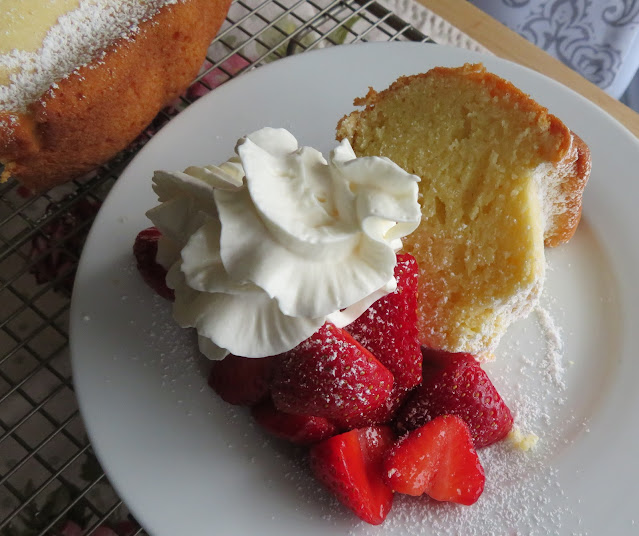 Orange & Lemon Sour Cream Cake