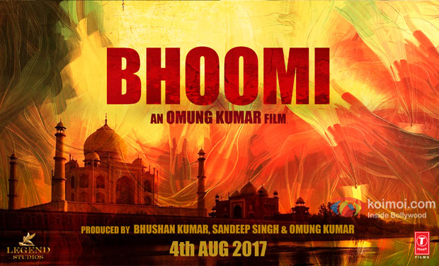 Bhoomi next upcoming movie first look, Poster of Sanjay Dutt and Sayyeshaa Saigal download first look Poster, release date