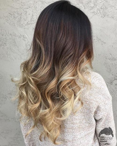 contoh warna rambut ombre contoh rambut ombre contoh warna 