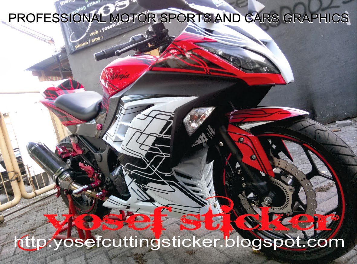 YOSEF CUTTING STICKER SURABAYA CUTTING STICKER NINJA 250 STICKER