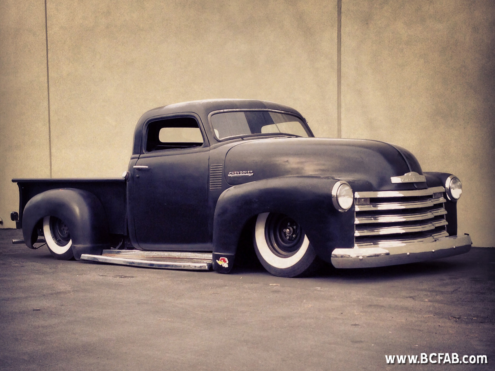 BC Fabrication  Addisons 51 Chevy Truck   Bagged and Chopped