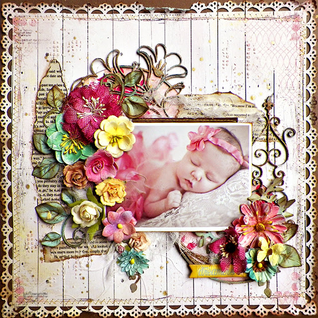 Dreamer Layout created by Lisa Novogrodski for Scraps of Darkness using Sindis Summer Day Kit