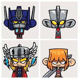 Mad*l Characters Print Series Batch 5 by MAD - Transformers’ Optimus Prime, Ultraman, Marvel’s Thor & Masters of the Universe’s He-Man