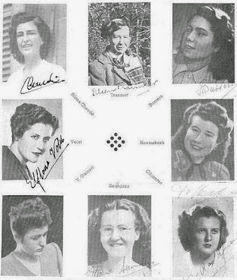 Ajedrecistas participantes en el Torneo Internacional de Ajedrez Femenino Barcelona 1949