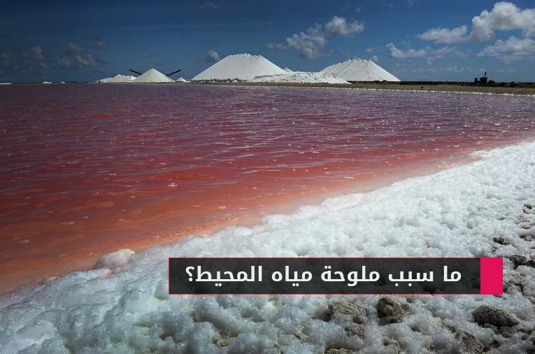 ما سبب ملوحة مياه المحيط؟ Ocean Salty