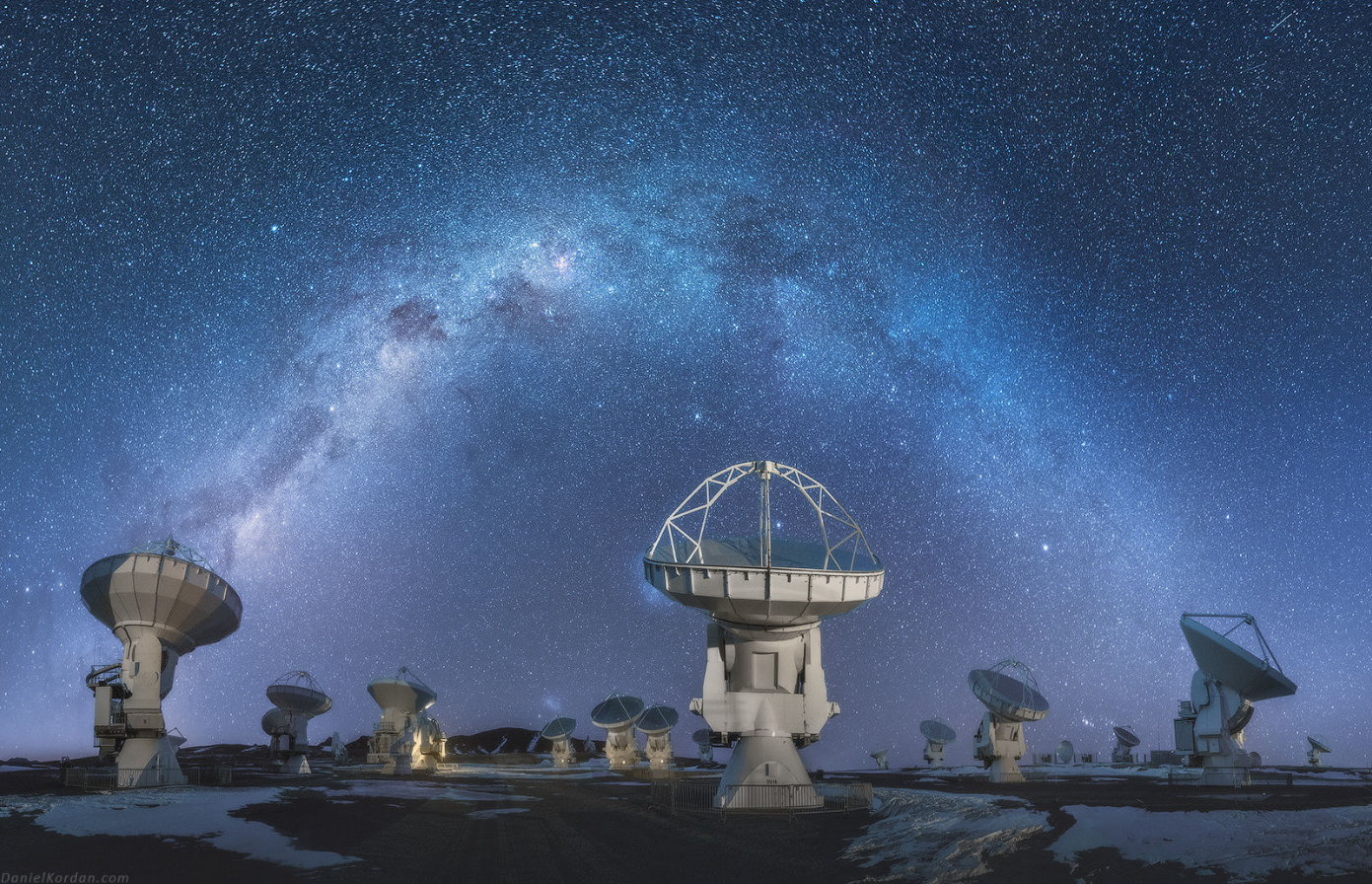 The Milky Way Reflected Onto The Largest Salt Flat In The World