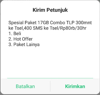 Cara Mendapatkan Paket Internet Murah Telkomsel 17 GB + 300 menit Nelpon dan Juga 400 SMS Dengan Biaya Rp.80.000