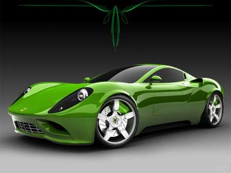  Desktop Wallpapers on Machine Car Farrari Dino Ferrari Green Sports Car Desktop Wallpaper