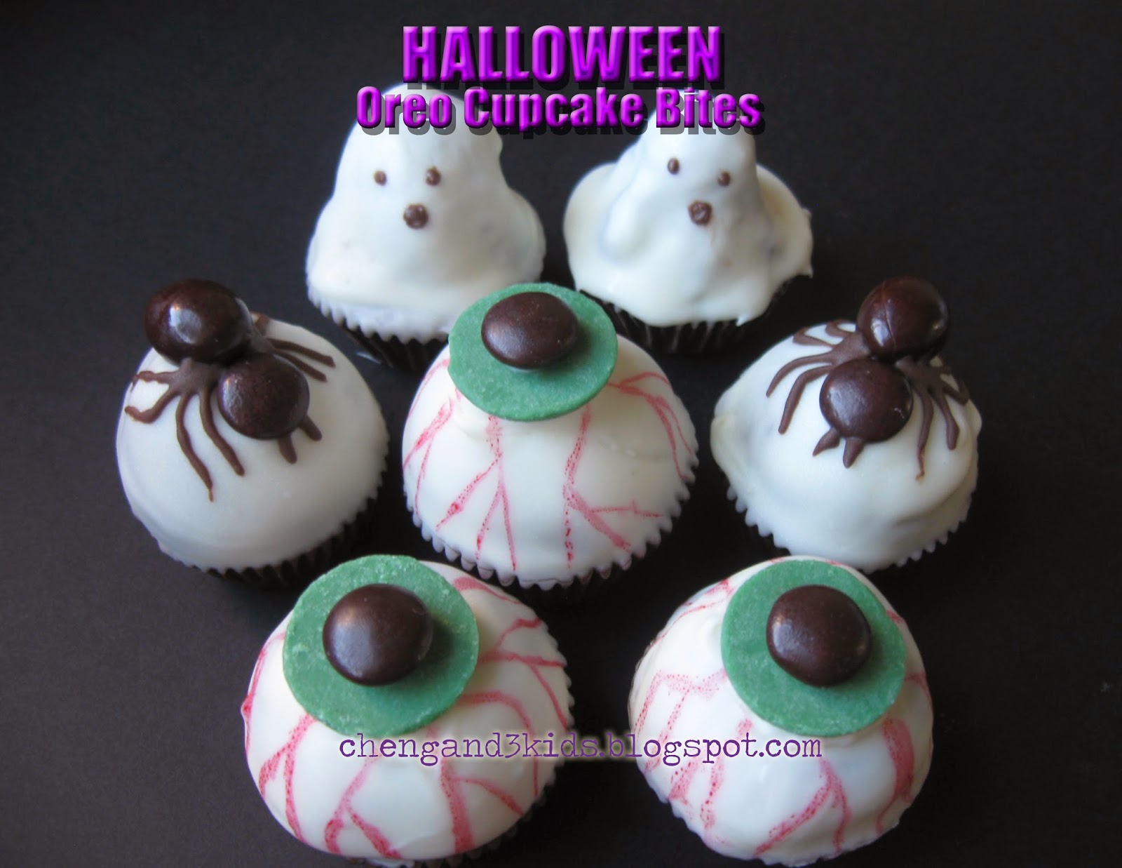 cupcakes halloween  these halloween oreo cupcake bites with you i call them oreo cupcake