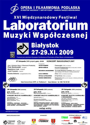 Poster Festival Laboratorium Bialystok