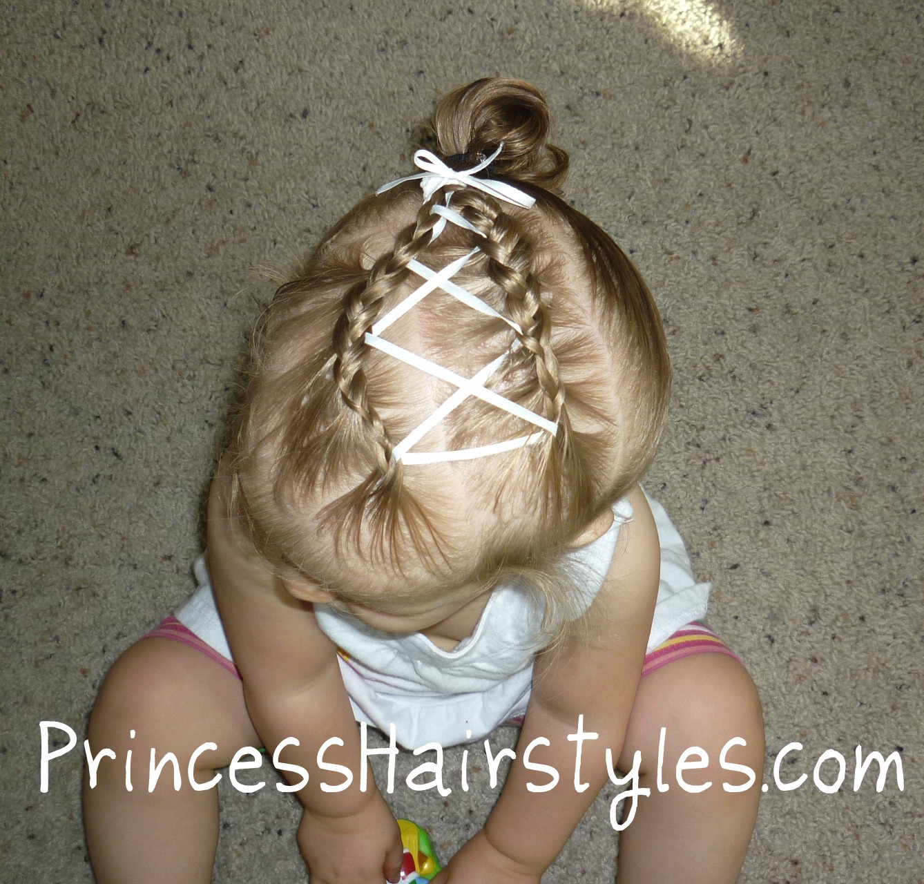 Baby Girl Hairstyles With Braids Baby hairstyles - criss cross