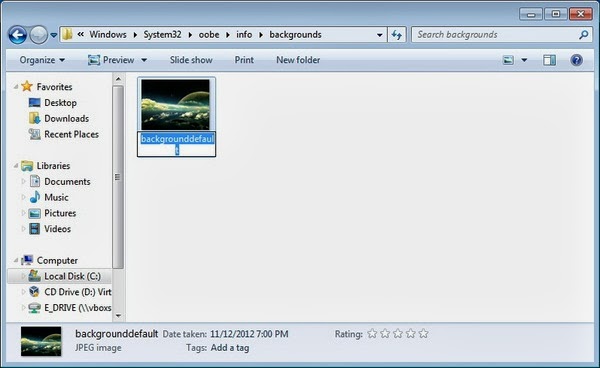 Cara Merubah Background Logon Screen Windows 7 Tanpa Software