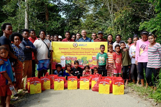 Ayam Brand & JAKOA Bantu Komuniti Orang Asli Kangkar Senanga