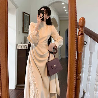 10 Rekomendasi Dress Putih untuk Lebaran Korean Style