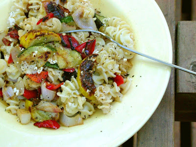 Recipes Zucchini Pasta on Pasta With Roasted Veg  26 Feta Day 214  Pasta With Roasted Zucchini