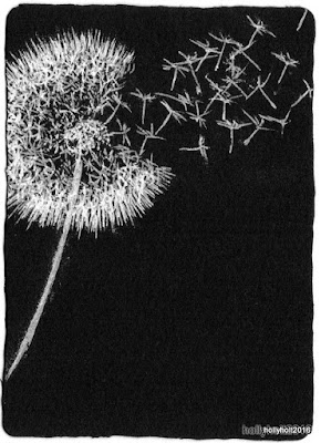 dandelion illustration by holly holt