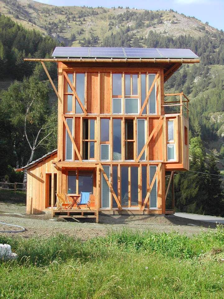 Solar House Minimalist Wood Design Make Self Energy