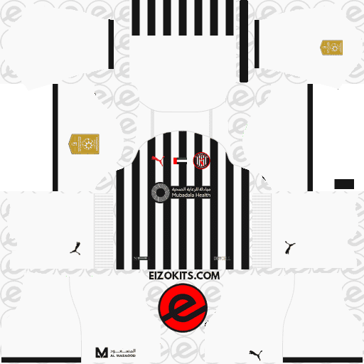 Al-Jazira SC (UAE) DLS Kits 2022-2023 Puma - Dream League Soccer Kits 2019 (Home)