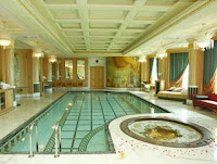 An indoor swimming pool in the Emperor's suite brunei empire hotel