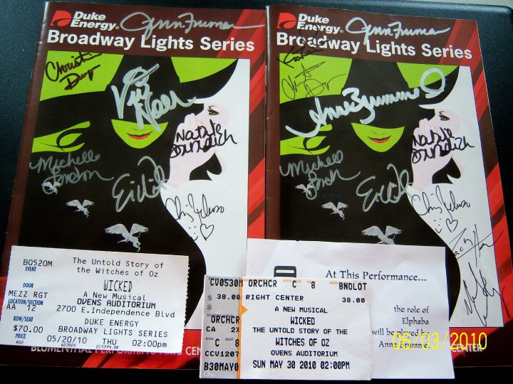 Charlotte and wicked tickets