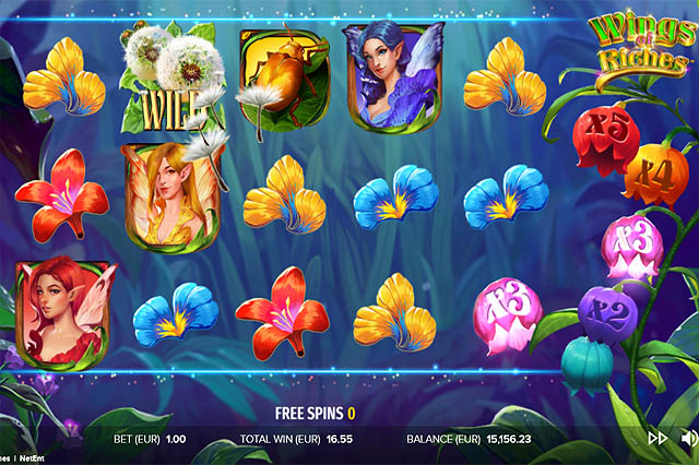 Ulasan Slot NetEnt Indonesia - Wings of Riches Slot Online