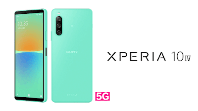 「Xperia 10 IV」（ミント）。楽天モバイルでは計4色のカラーを揃える
