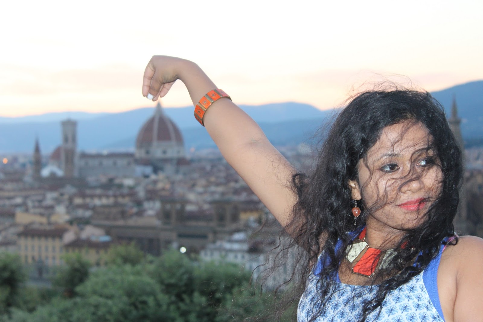 Florence Sunset View, Sunset Piazzale Michelangelo, Florence sunset Michelangelo, Best place to watch sunset in Florence