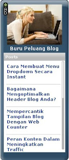 Menu Dropdown Instan Buru Peluang