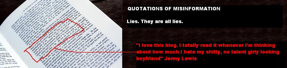 Quotations of Misinformation