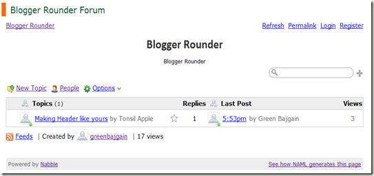 Nabble Embed Forum