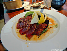 Menú Dine Out Boston Haru: Tuna Tataki