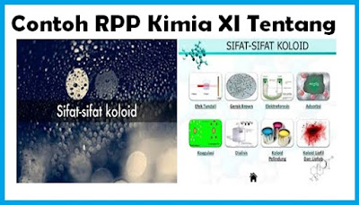 Contoh RPP KIMIA Kelas XI Tentang Sifat-sifat Koloid 