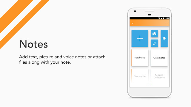 Android app UI and UX : bud Notes