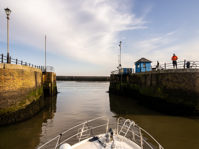 Photo of Ravensdale leaving Maryport Marina