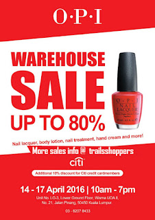 O.P.I Warehouse Sale nail polish