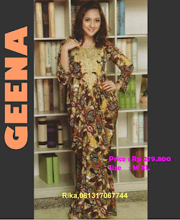 gamis kaftan pesta