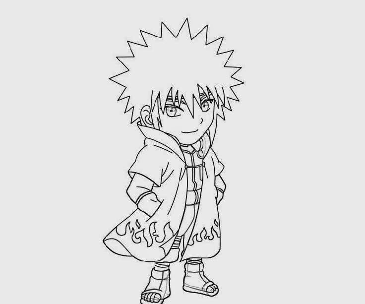 Mewarnai Gambar Naruto Lucu