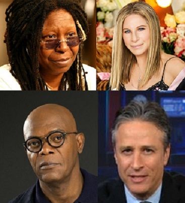 Celebrities Whoopi Goldberg, Barbara Streisand, Samuel L. Jackson, and Ron Stewart, are among some of the celebrities that promised to quit America in 2016 if Trump is elected president but they are still there