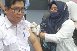 200 Pegawai dan Anggota DPRD Batam Terima Vaksinasi Booster Kedua