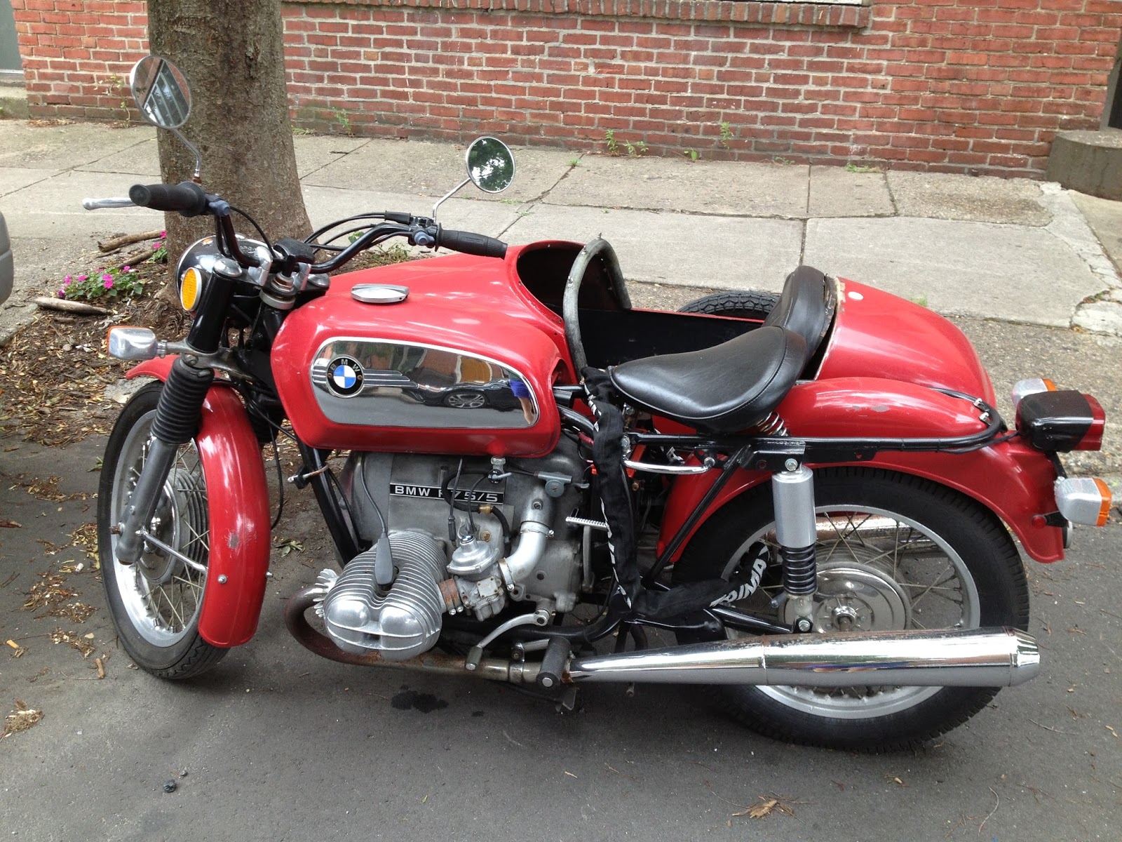 SHHHHH: Vintage BMW Motorcycle and Sidecar