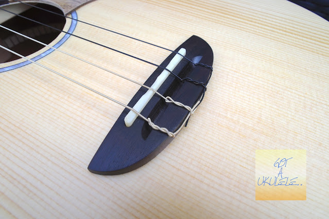 Flight Carabao Lite Baritone Ukulele bridge