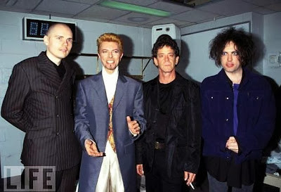 Corgan, Bowie, Reed y Smith. A perfect day