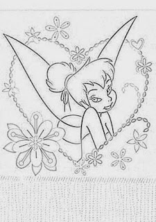 desenho Tinkerbell para pintar