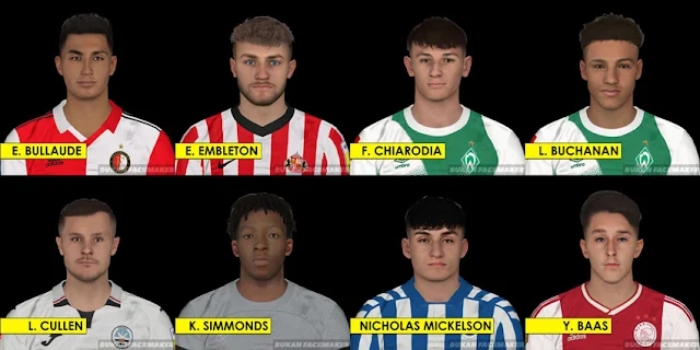 Random Facepack V2 2023 For PES 2017