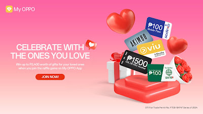 Feel the Love and Win Prizes by Joining MyOPPO App's Daily Raffle Draw this February