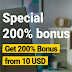  200% Forex Special Trading Bonus from JustForex